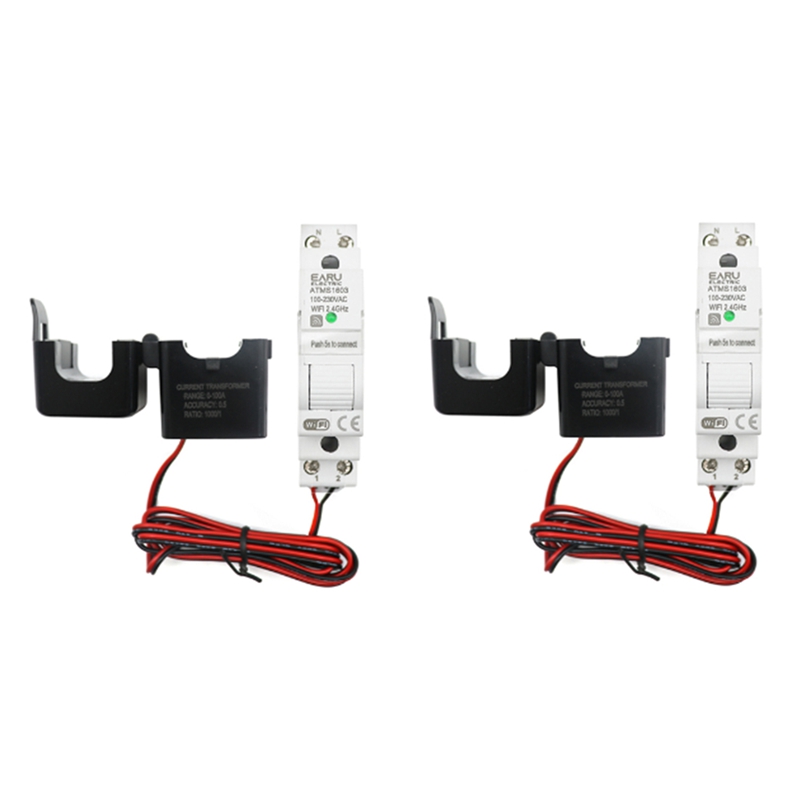 Energy Meter Din Rail Wifi - Tuya Smart Wifi Electricity KWH Meter