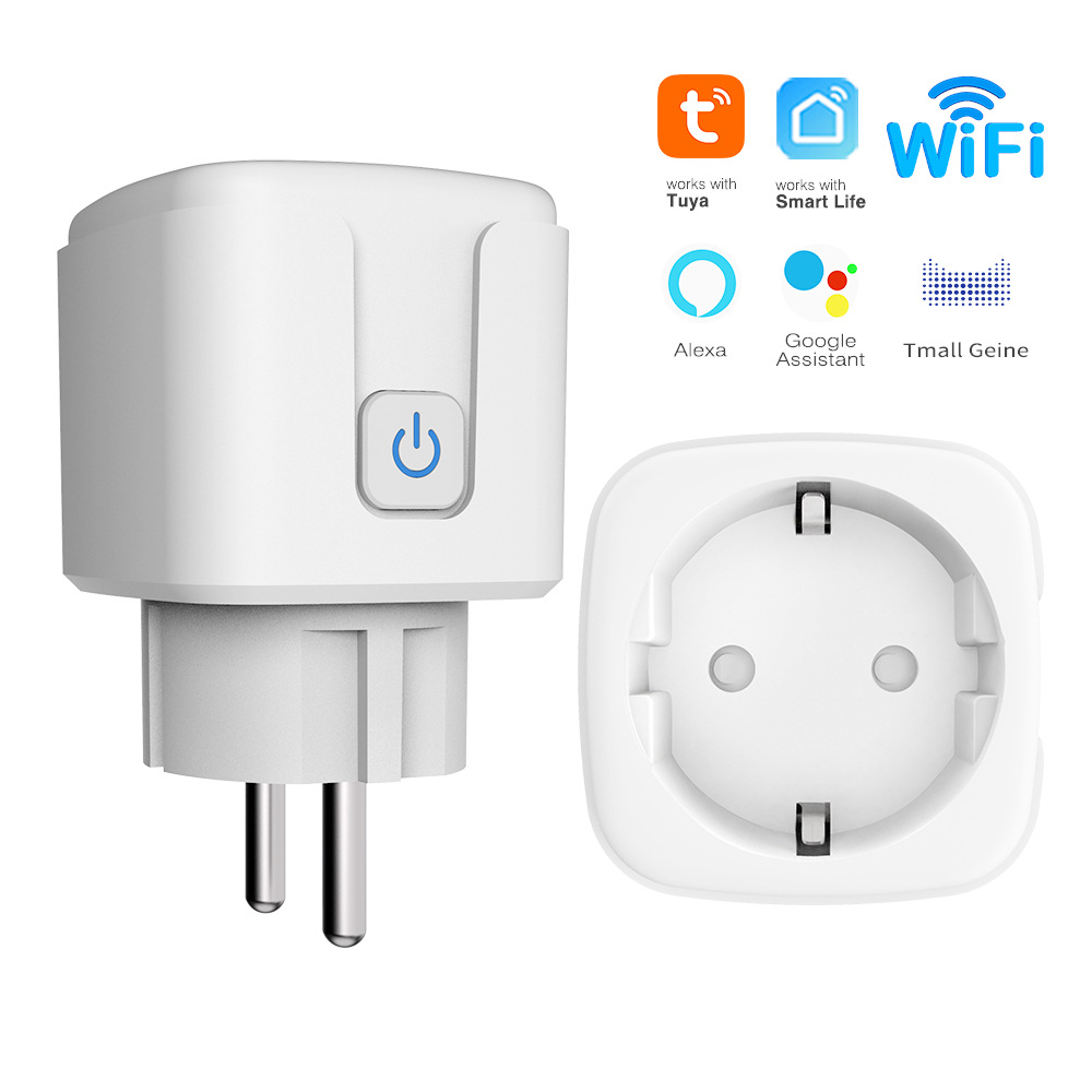 Smart Socket 16A Tuya App - Tuya WiFi Smart Socket with Power