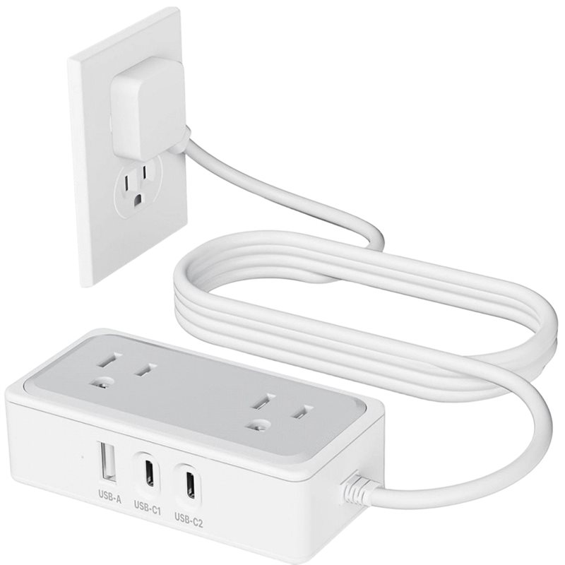 Smart Plug Surge Protector - AB41-5-Outlet US Power Strip Fast Charging
