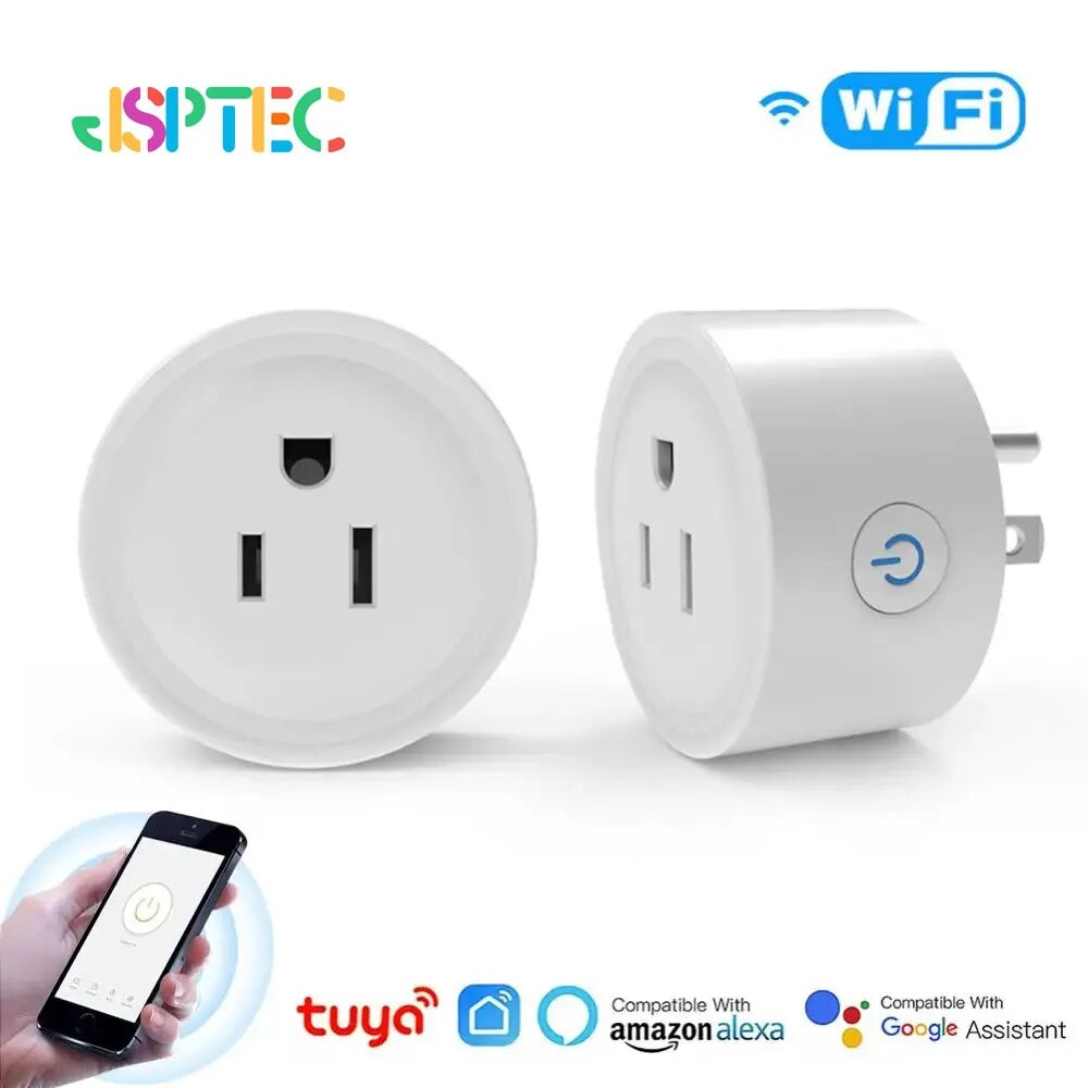 Smart Plug Energy Monitoring Wifi - Tuya Smart Wifi Plug US Standard
