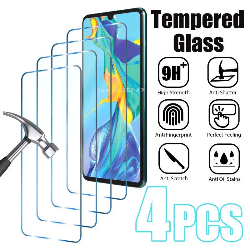 Smart Plug Surge Protector - 4PCS Tempered Glass For Huawei P30