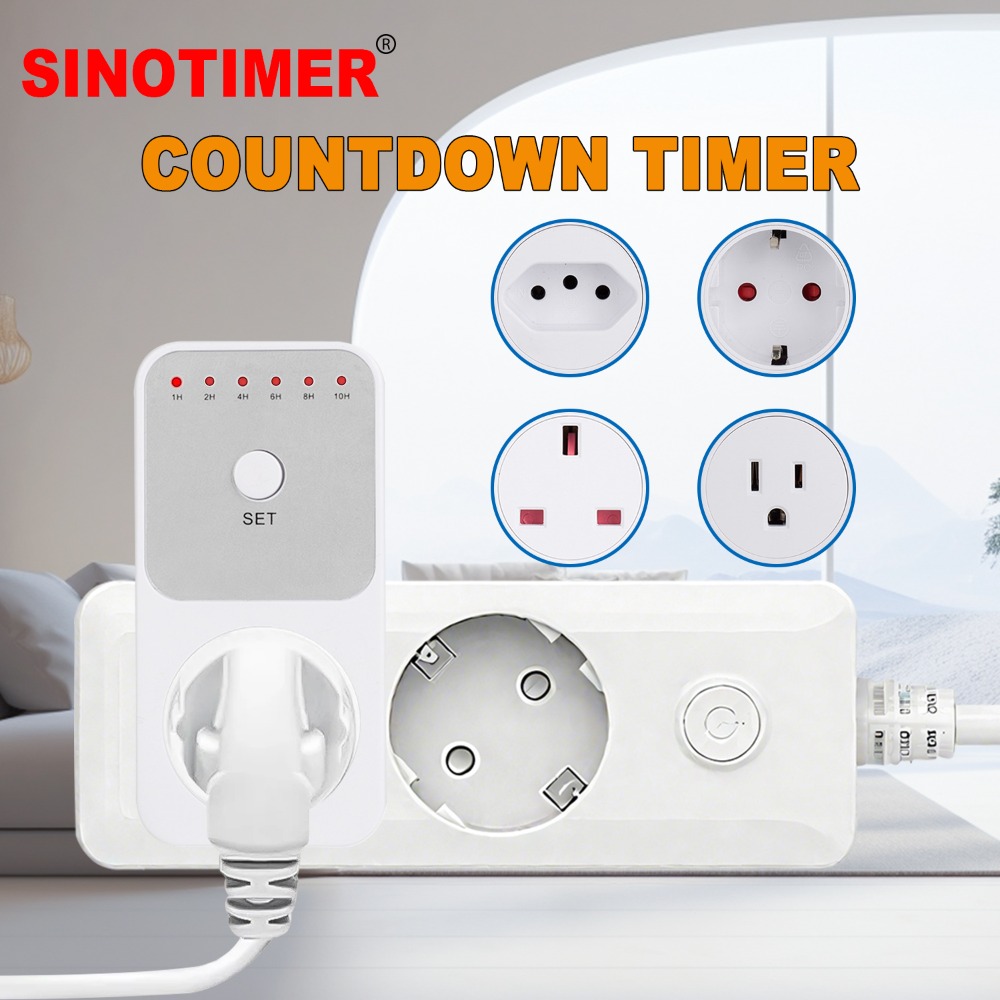 Smart Socket With Timer Countdown - 10Hrs Countdown Timer Switch Socket Electronic