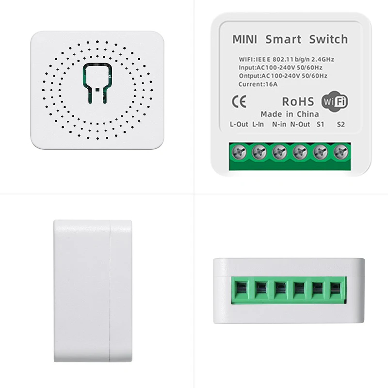 Wifi Mini Smart Switch 16A DIY - Smart Plug Mini Alexa Google review and price