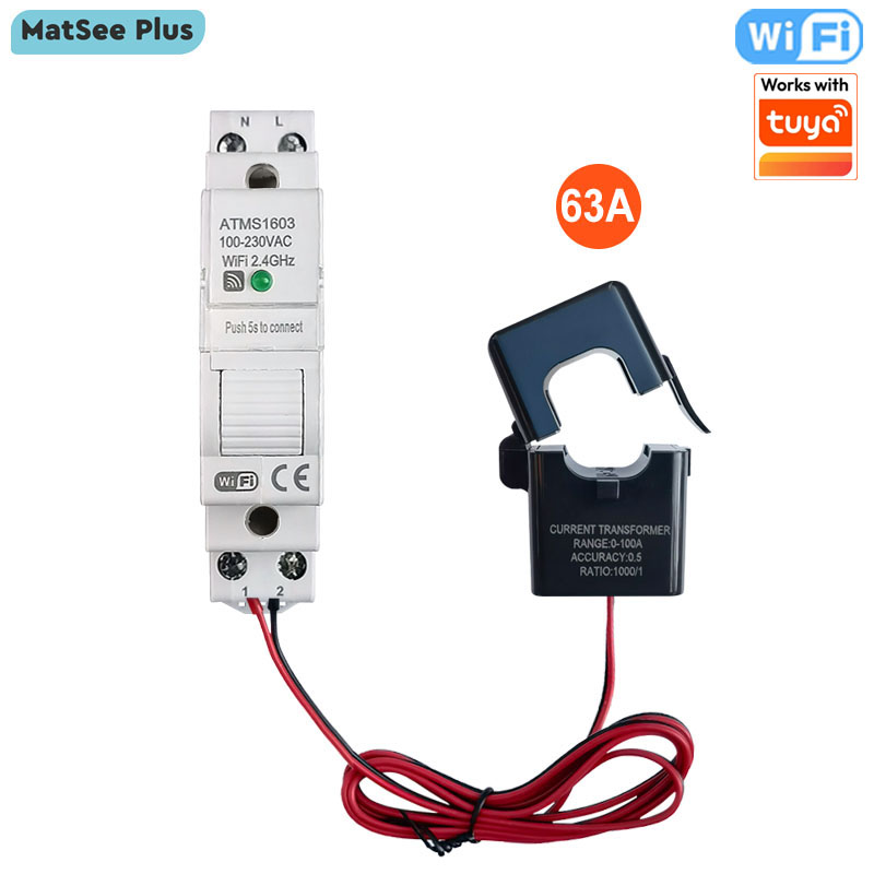 Smart WiFi Digital Energy Mete - Energy Meter Din Rail Wifi review and price
