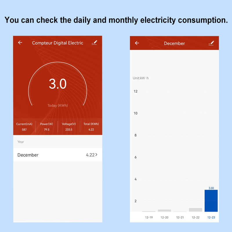 Smart WiFi Digital Energy Mete - Energy Meter Din Rail Wifi review and price