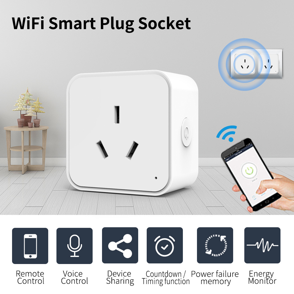 Tuya WIFI Smart Socket AU 16A  - Smart Plug Zigbee 16A review and price