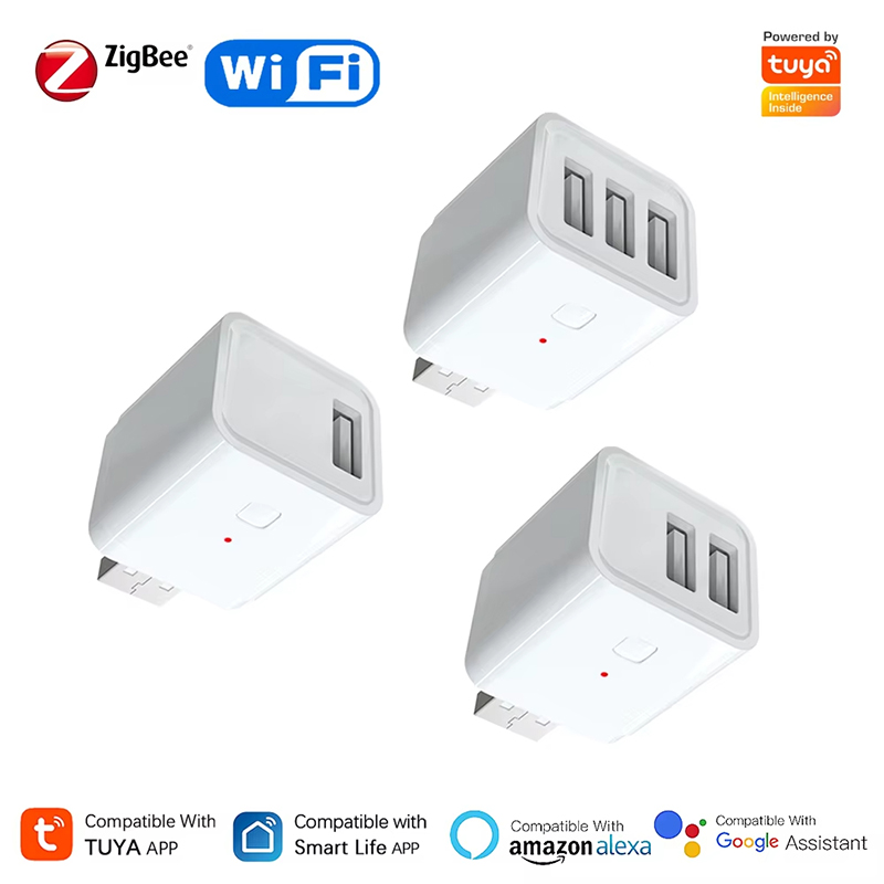 Tuya 1/2/3 Gang Smart USB Adap - Smart Plug Mini Alexa Google review and price