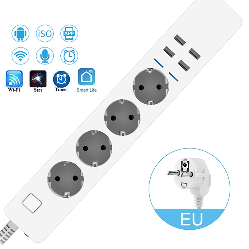 WIFI Smart Power Strip 4 AC Ou - Smart Power Strip 4 Outlet Usb review and price