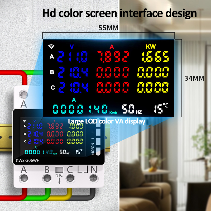 TUYA Wifi Power Energy Meter A - Energy Meter Din Rail Wifi review and price