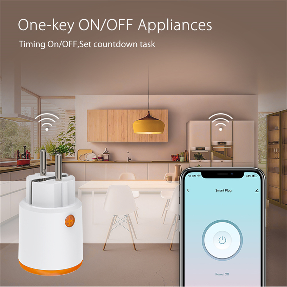 Tuya Zigbee3.0 Smart Plug EU 1 - Smart Socket 16A Tuya App review and price
