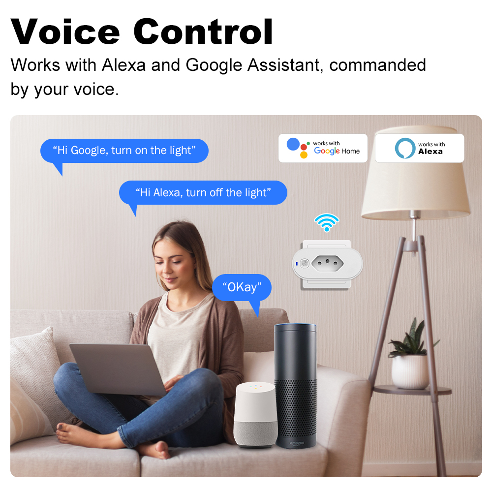 Brazil Wifi Smart Plug 16A  AP - Smart Socket 16A Tuya App review and price