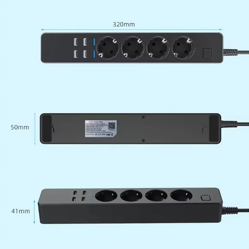 WIFI Smart Power Strip 4 AC Ou - Smart Power Strip 4 Outlet Usb review and price