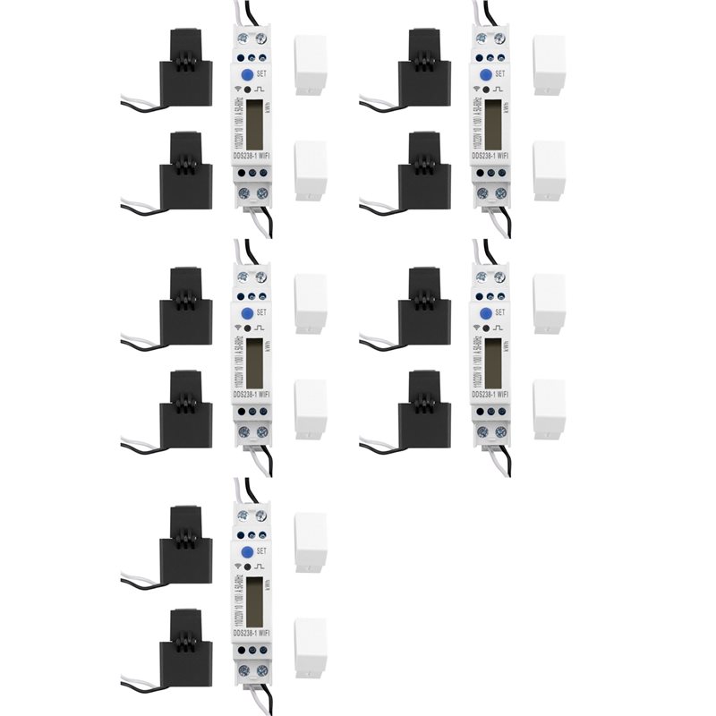 【NOW SAVE】5X 2Phase 3Wires 110 - Energy Meter Din Rail Wifi review and price