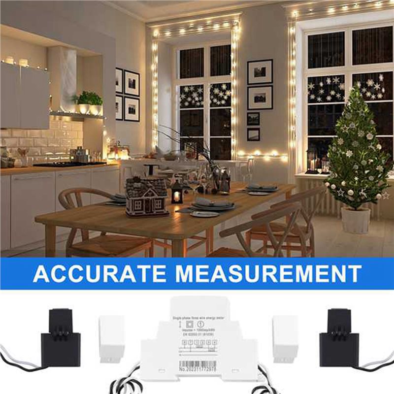 【NOW SAVE】5X 2Phase 3Wires 110 - Energy Meter Din Rail Wifi review and price