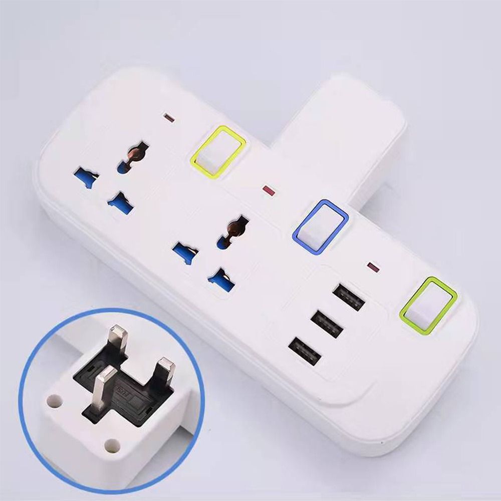 UK Household Extension Cord 4  - Smart Plug Surge Protector review and price