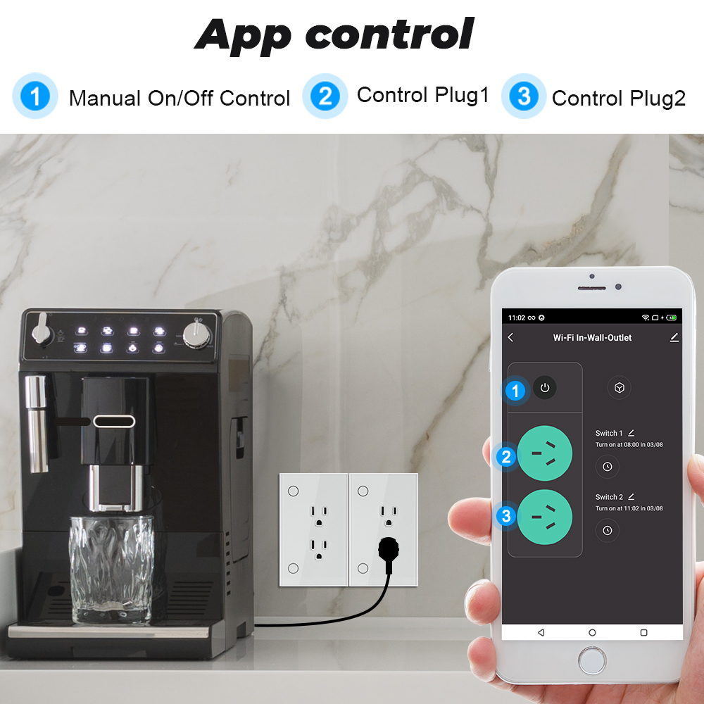 16A Tuya Wifi Socket Us Plug O - Smart Socket 16A Tuya App review and price