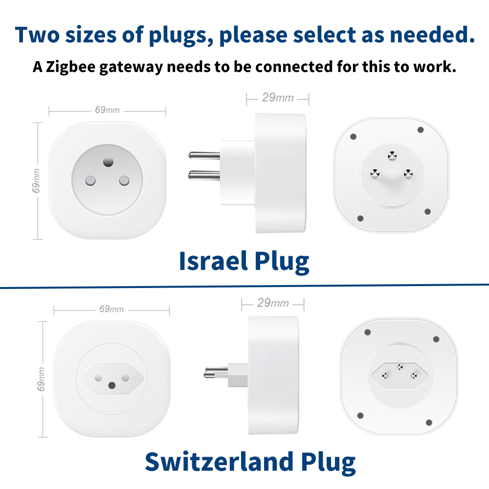 BORUIDAPLS Switzerland Israel  - Smart Plug Zigbee 16A review and price