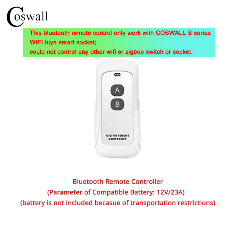 Coswall Alice Glass Zigbee Tuy - Smart Plug Zigbee 16A review and price