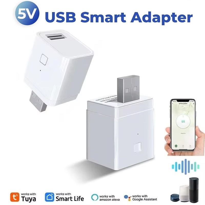 Smart USB Adaptor 5V WiFi Mini - Smart Plug Mini Alexa Google review and price