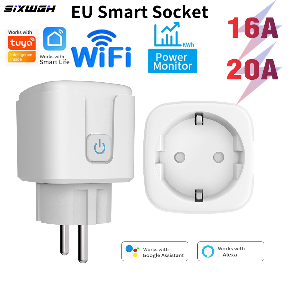 20A/16A Tuya WiFi Smart EU Plu - Smart Socket 16A Tuya App review and price