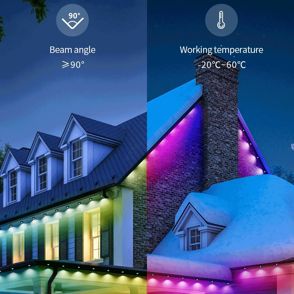 Tuya WiFi Outdoor Eaves Lights - Smart Plug Outdoor Waterproof review and price