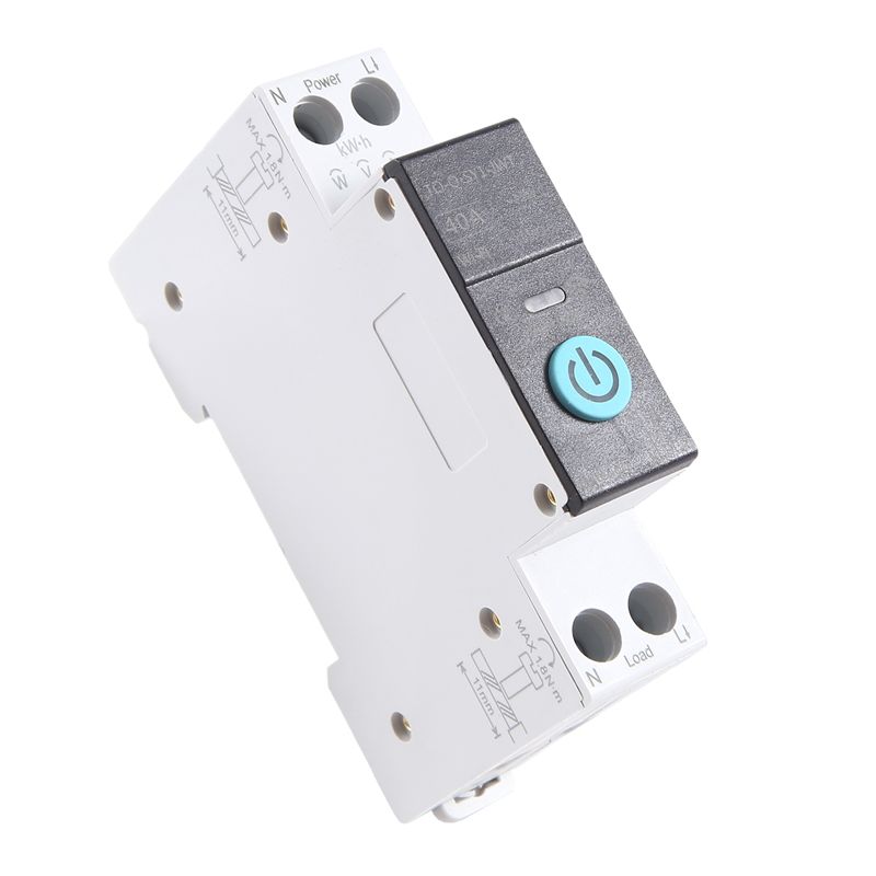 L68A 40A Tuya Single Phase Din - Energy Meter Din Rail Wifi review and price