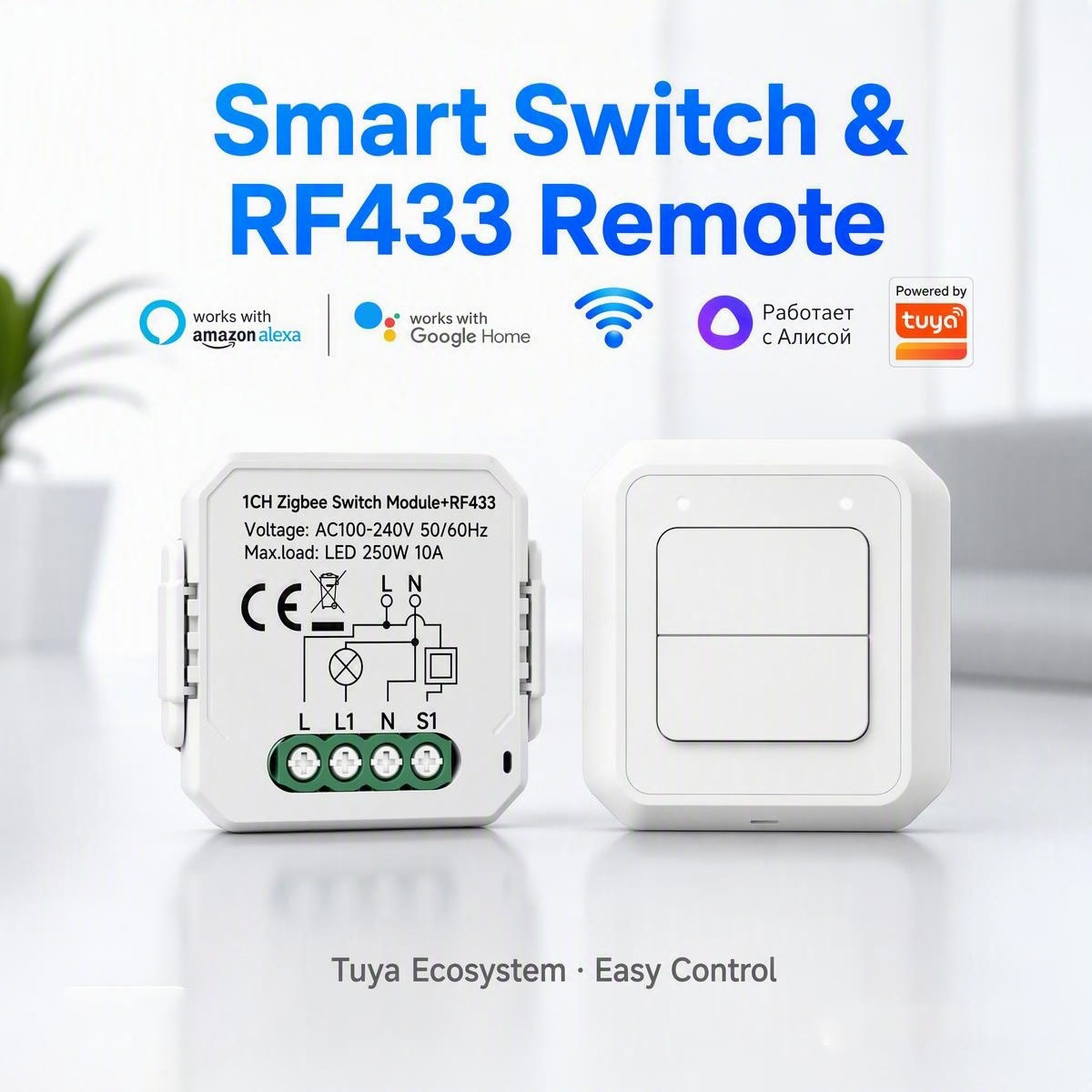 Tuya Smart Zigbee Switch Modul - Smart Plug Mini Alexa Google review and price