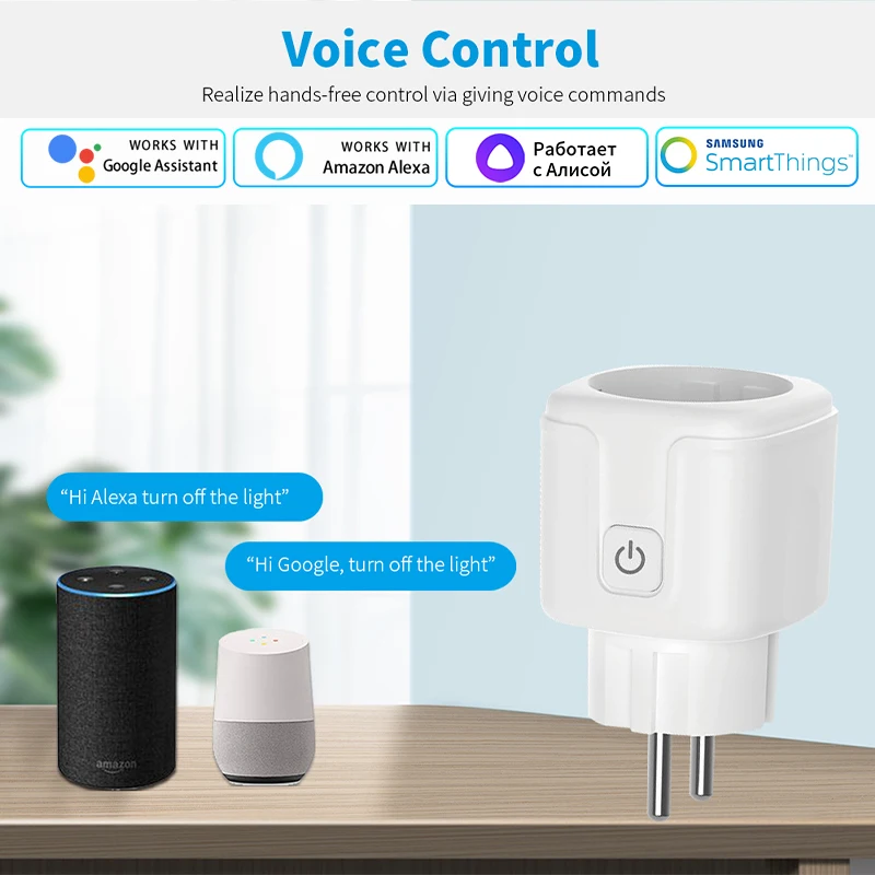 Tuya Smart Socket EU 16A AC100 - Smart Socket 16A Tuya App review and price