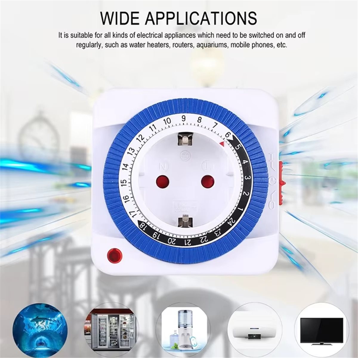 EU 24 Hours Timer Switch Timer - Smart Socket With Timer Countdown review and price