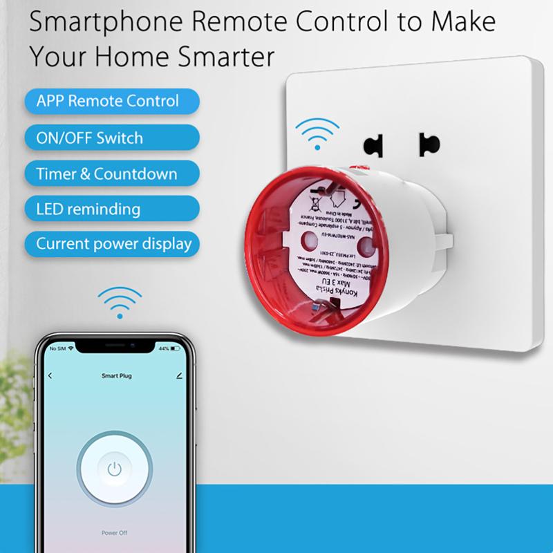 Tuya WIFI Power Plug 16A Zigbe - Smart Plug Zigbee 16A review and price
