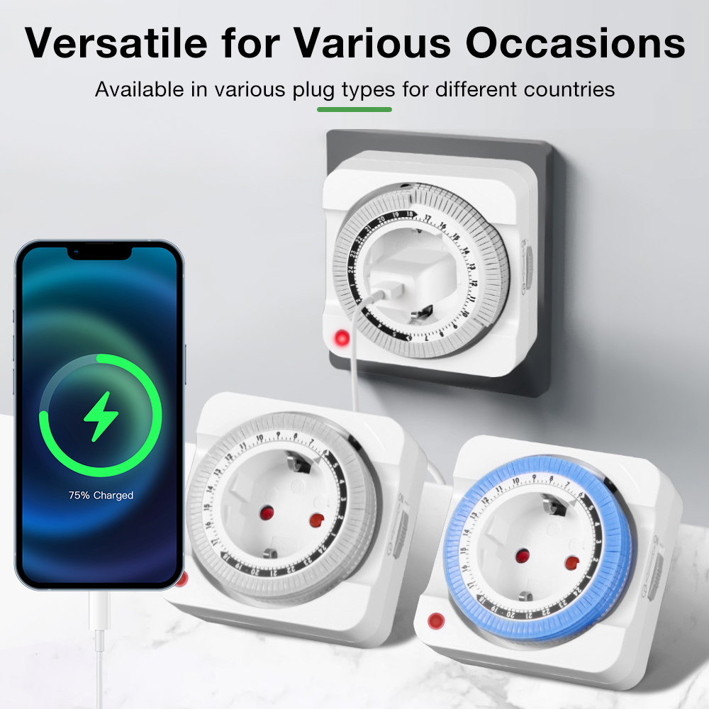 24H Mechanical Timer Switch wi - Smart Socket With Timer Countdown review and price